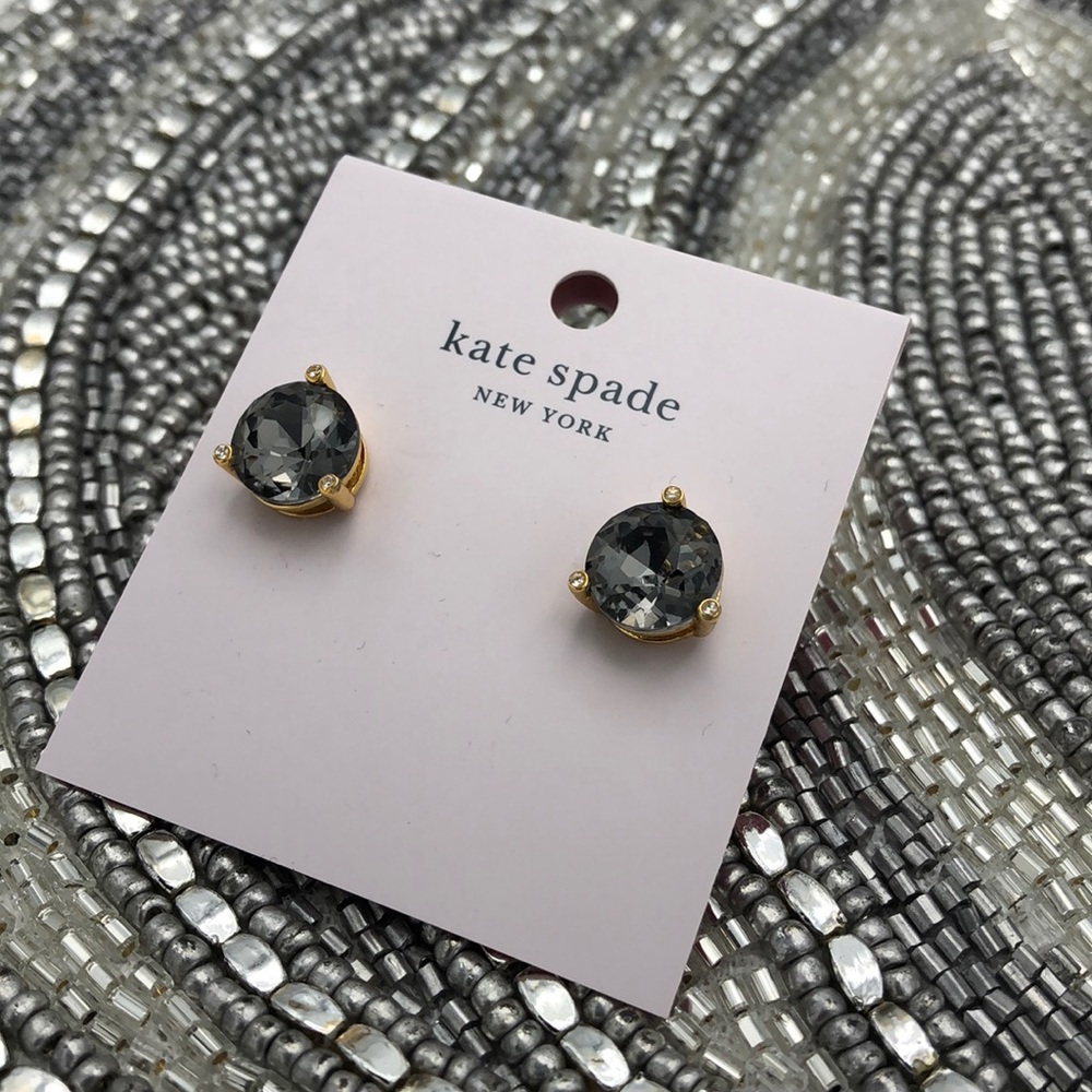 Kate Spade | Rise and Shine Black Studs NWT - Picture 4 of 8
